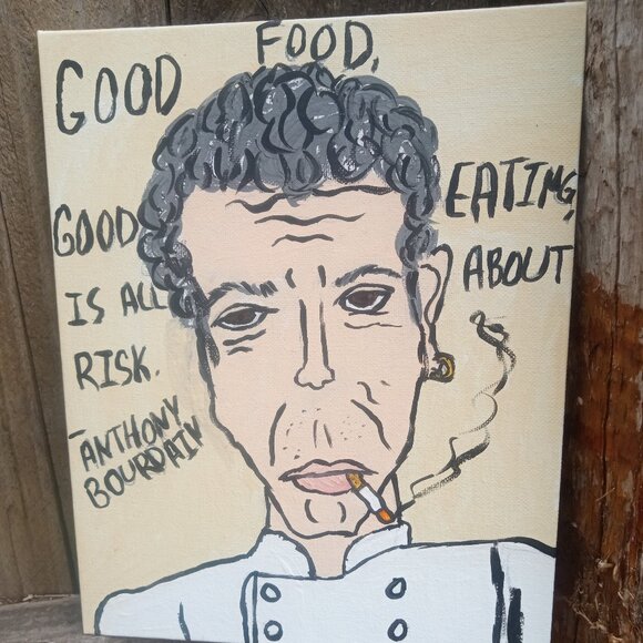 Anthony Bourdain Portrait Painting - Picture 8 of 16